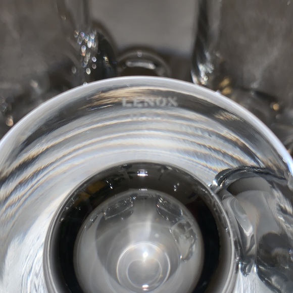 Vintage 1970s crystal Lenox Irish Coffee espresso cups - Picture 7 of 10